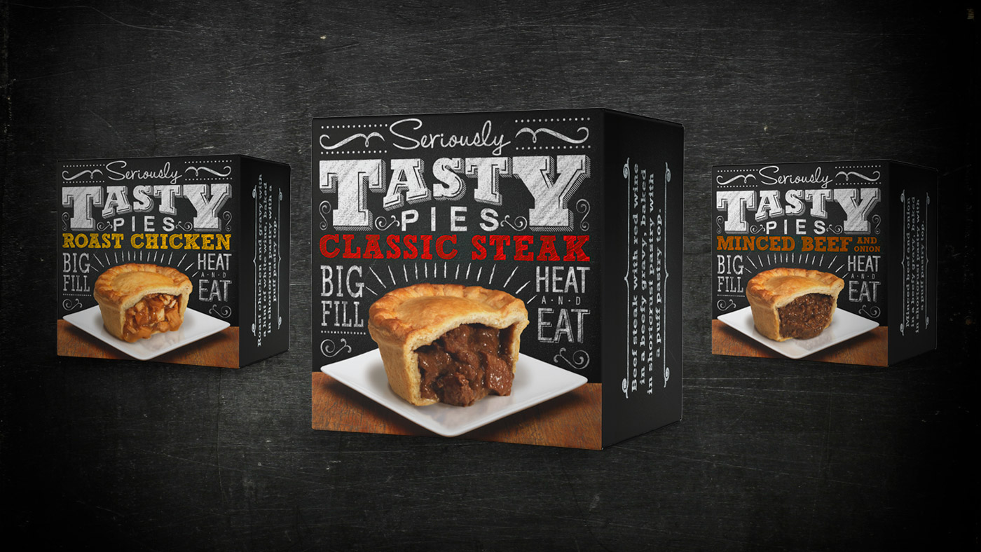 Seriously Tasty pie boxes