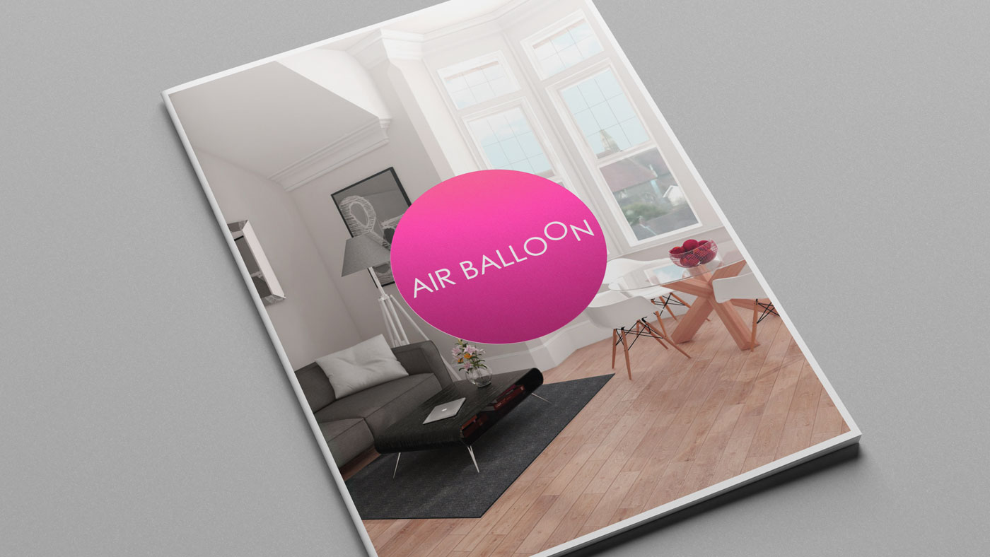 Air Balloon brochure cover design