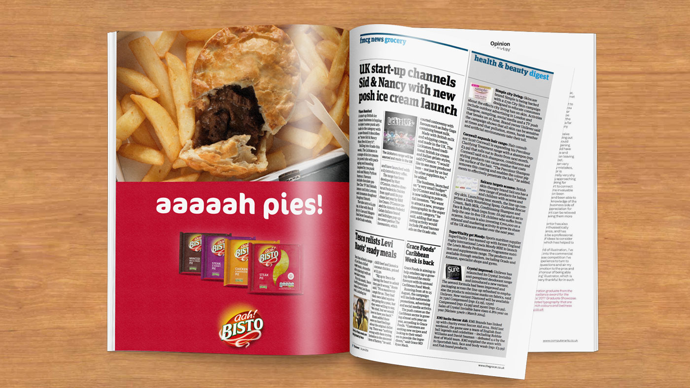 Bisto Pies magazine advert