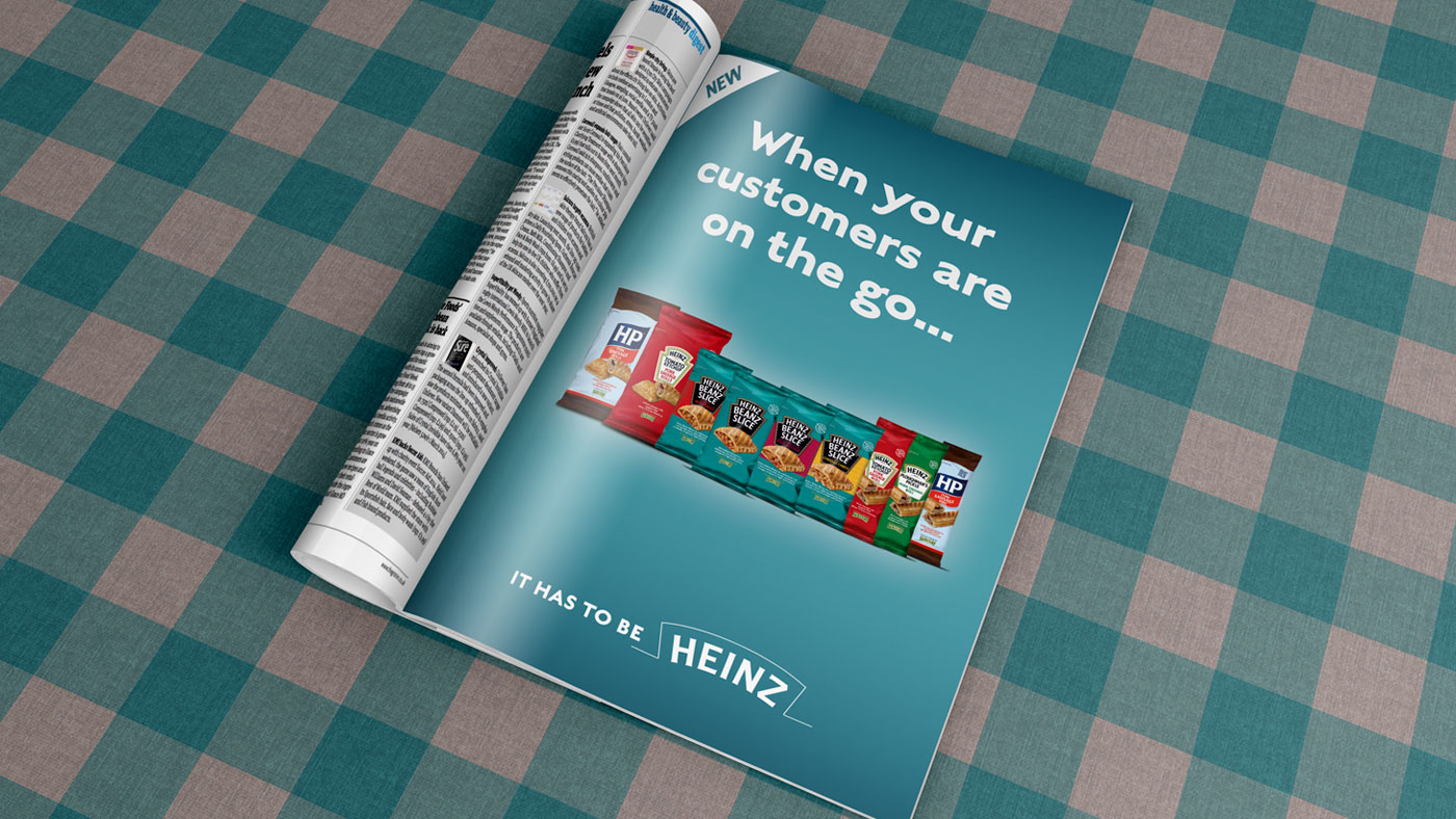 Heinz creative in magazine advert