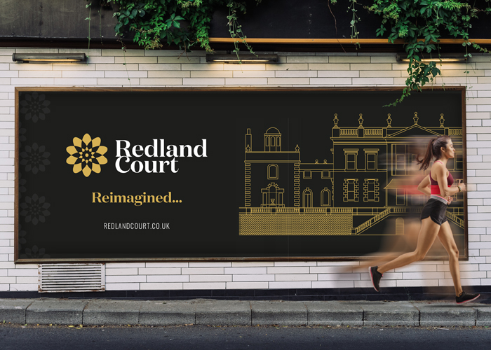 Picture of a billboard advertising Redland Court