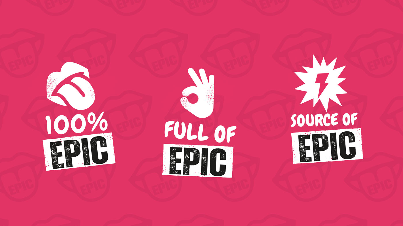 Epic Roll USP Icons - 100% Epic - Full of Epic - Source of Epic